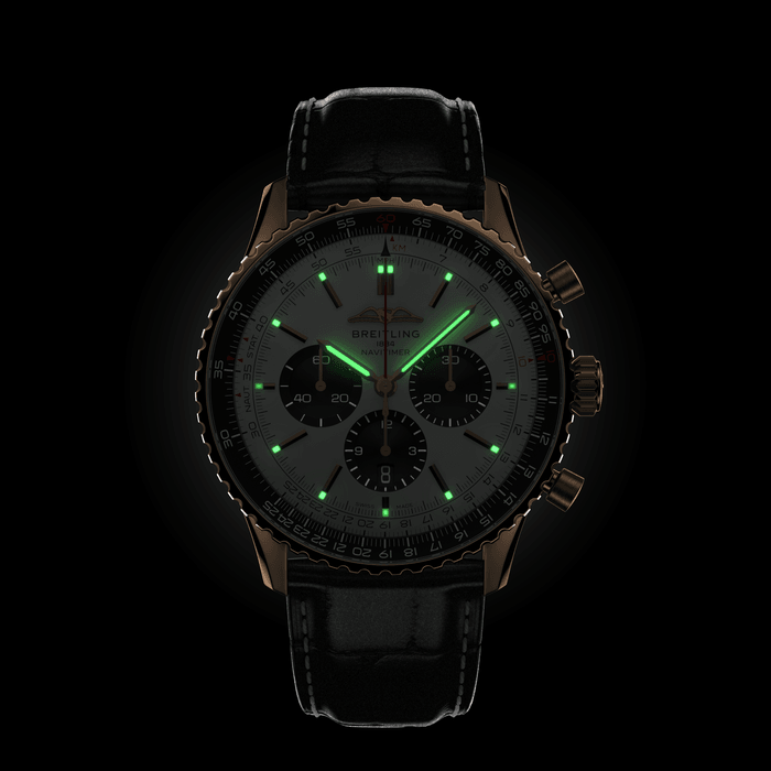 Breitling Navitimer B01 Chronograph 46 18K Red Gold Men's Watch - Premium Luxury Product