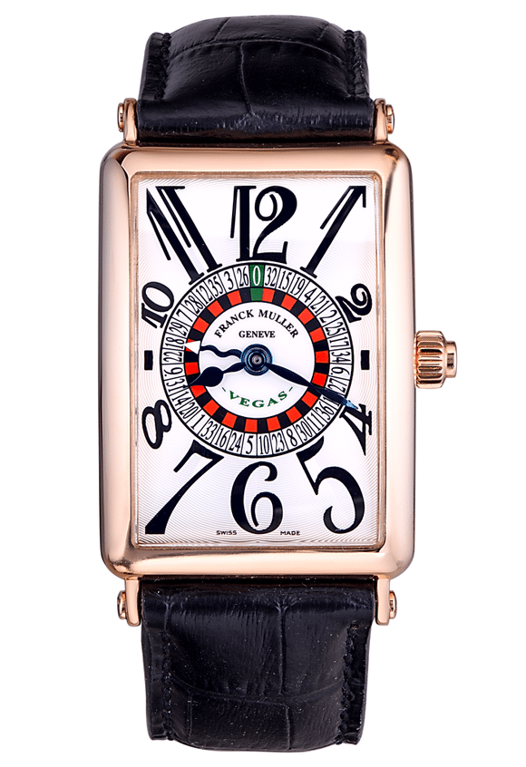 Franck Muller Long Island Vegas 18K Rose Gold Men's Watch - Premium Luxury Product