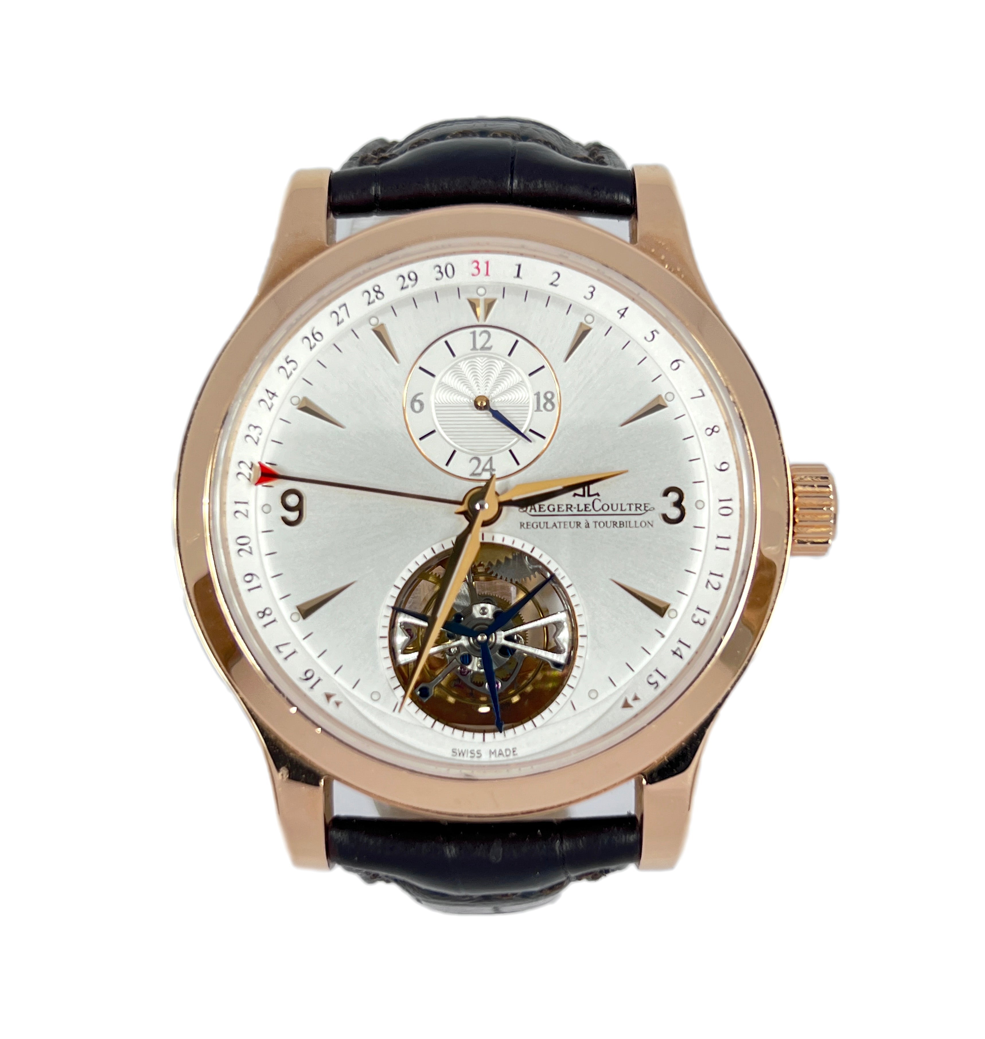 Jaeger-LeCoultre Master Tourbillon 18K Rose Gold Men's Watch