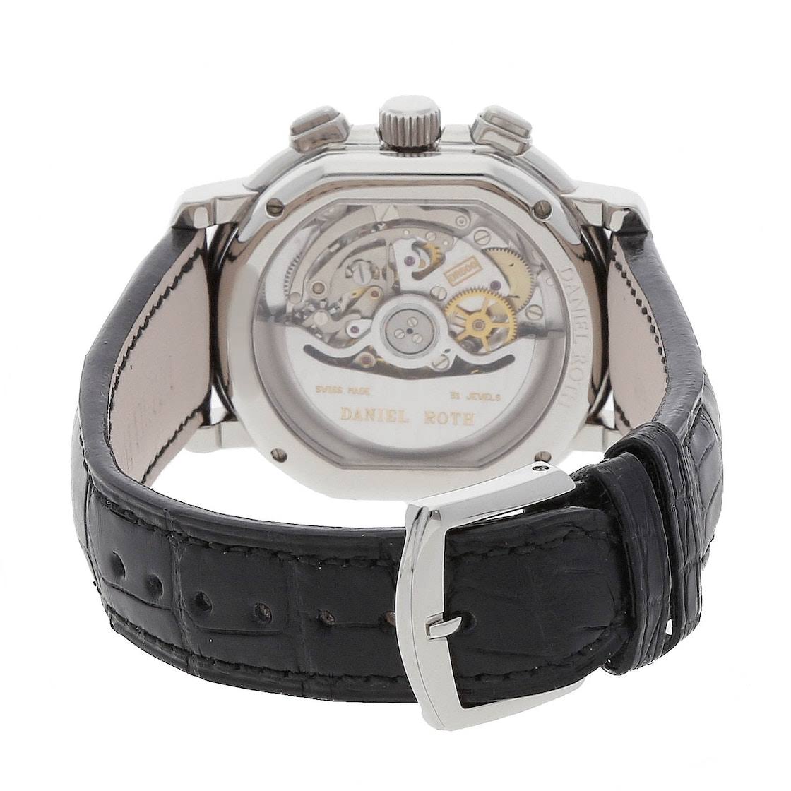 Daniel Roth Academie Chronograph 18K White Gold Men`s Watch - Premium Luxury Product