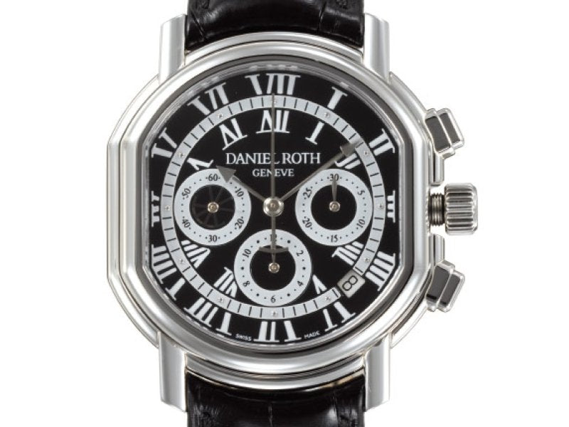 Daniel Roth Academie Chronograph 18K White Gold Men`s Watch - Premium Luxury Product