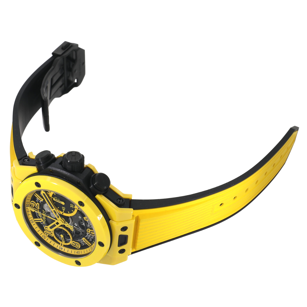 Hublot Big Bang Unico Yellow Magic Chronograph Polished Yellow Ceramic Men's Watch - Premium Luxury Product