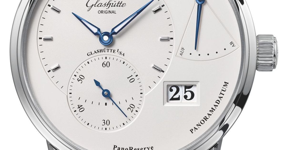 Glashutte Original Pano PanoReserve Stainless steel Men's Watch