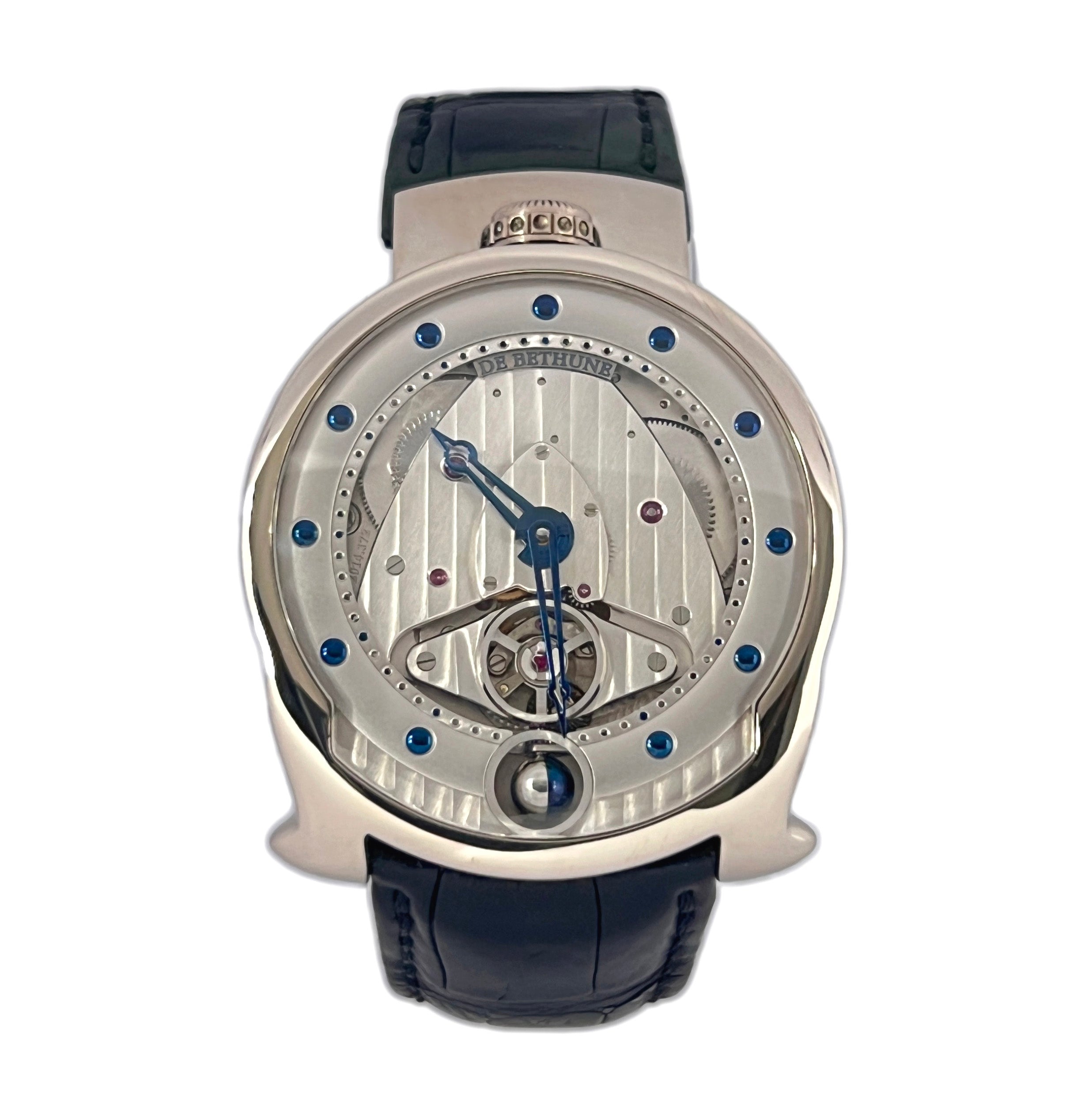 De Bethune DBS Moon Phase 18K White Gold Men's Watch