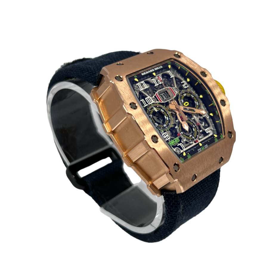 Richard Mille Chronograph 18K Rose Gold Men's Watch