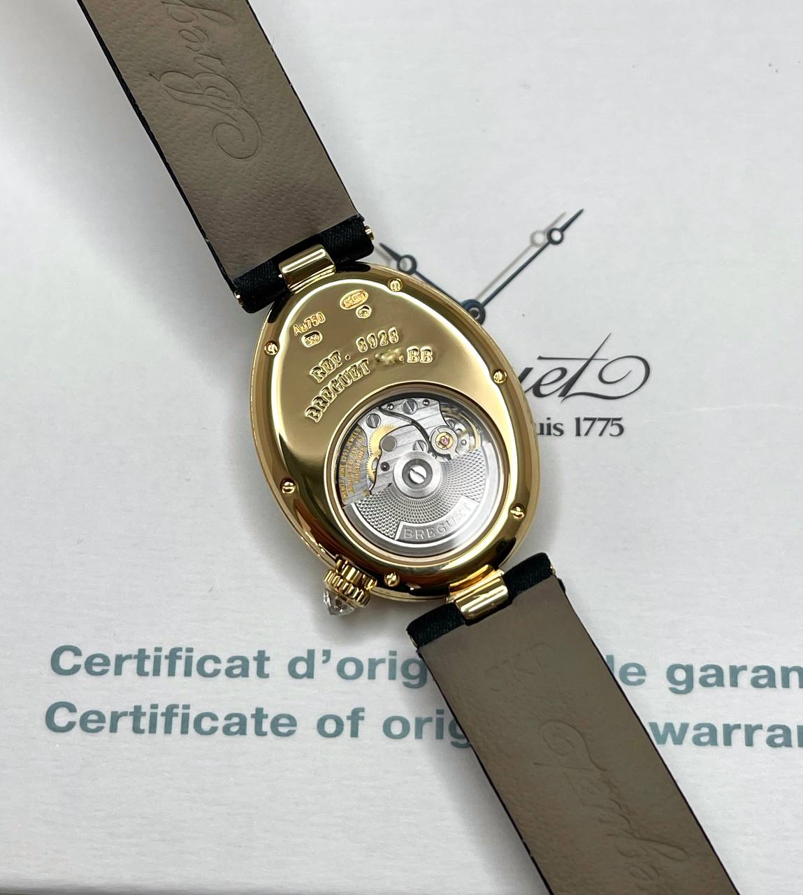 Breguet Reine de Naples 18K Yellow Gold & Diamonds Lady's Watch - Premium Luxury Product