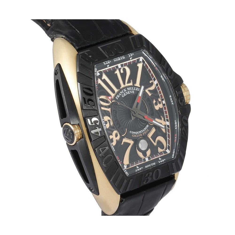 Franck Muller Conquistador Grand PRIX  Carbon & 18K Rose Gold Men's Watch