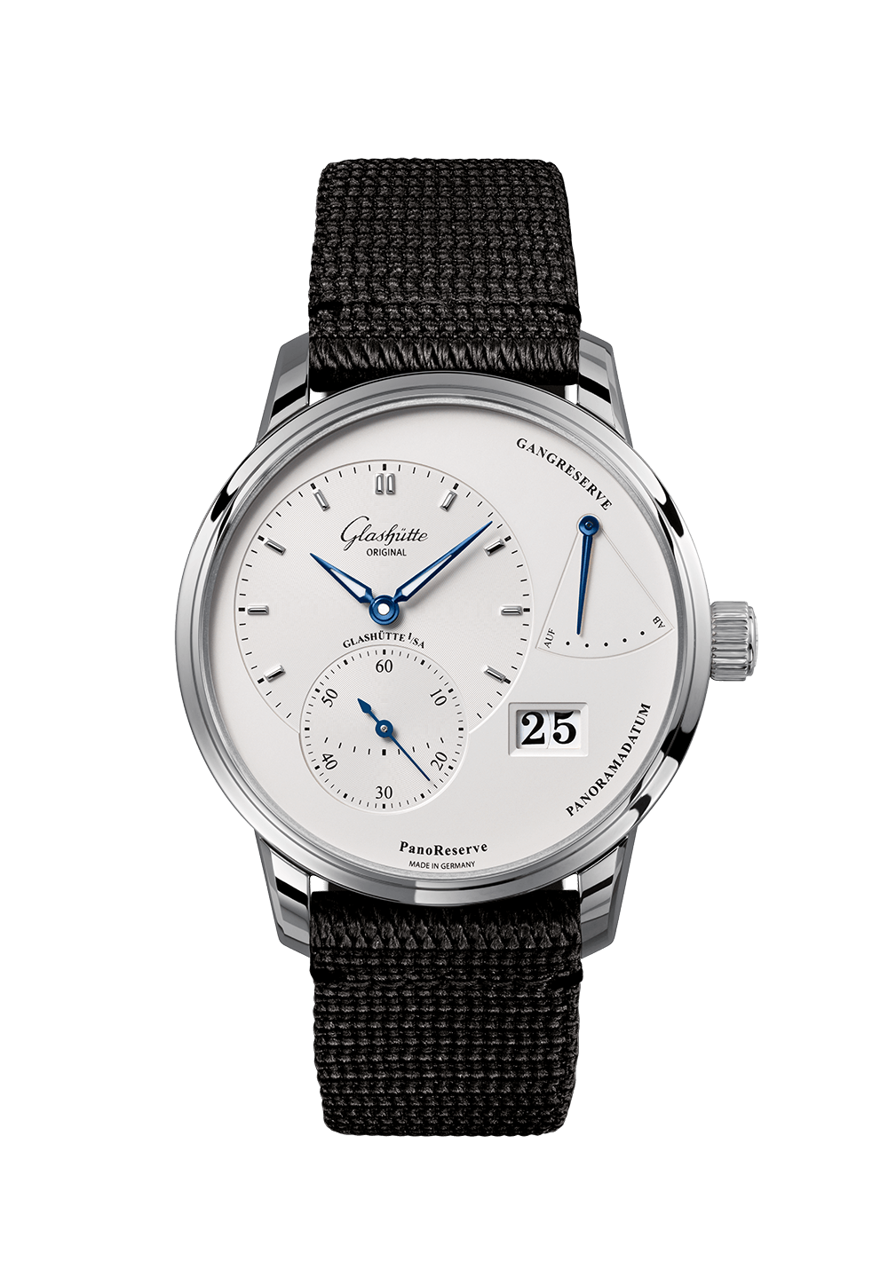 Glashutte Original Pano PanoReserve Stainless steel Men's Watch - Premium Luxury Product