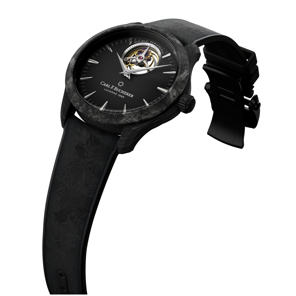 Carl F. Bucherer Manero Tourbillon Carbon Limited Edition Men's Watch - Premium Luxury Product
