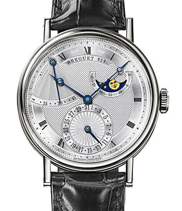 Breguet Classique Power Reserve 18K White Gold Men's Watch - Premium Luxury Product
