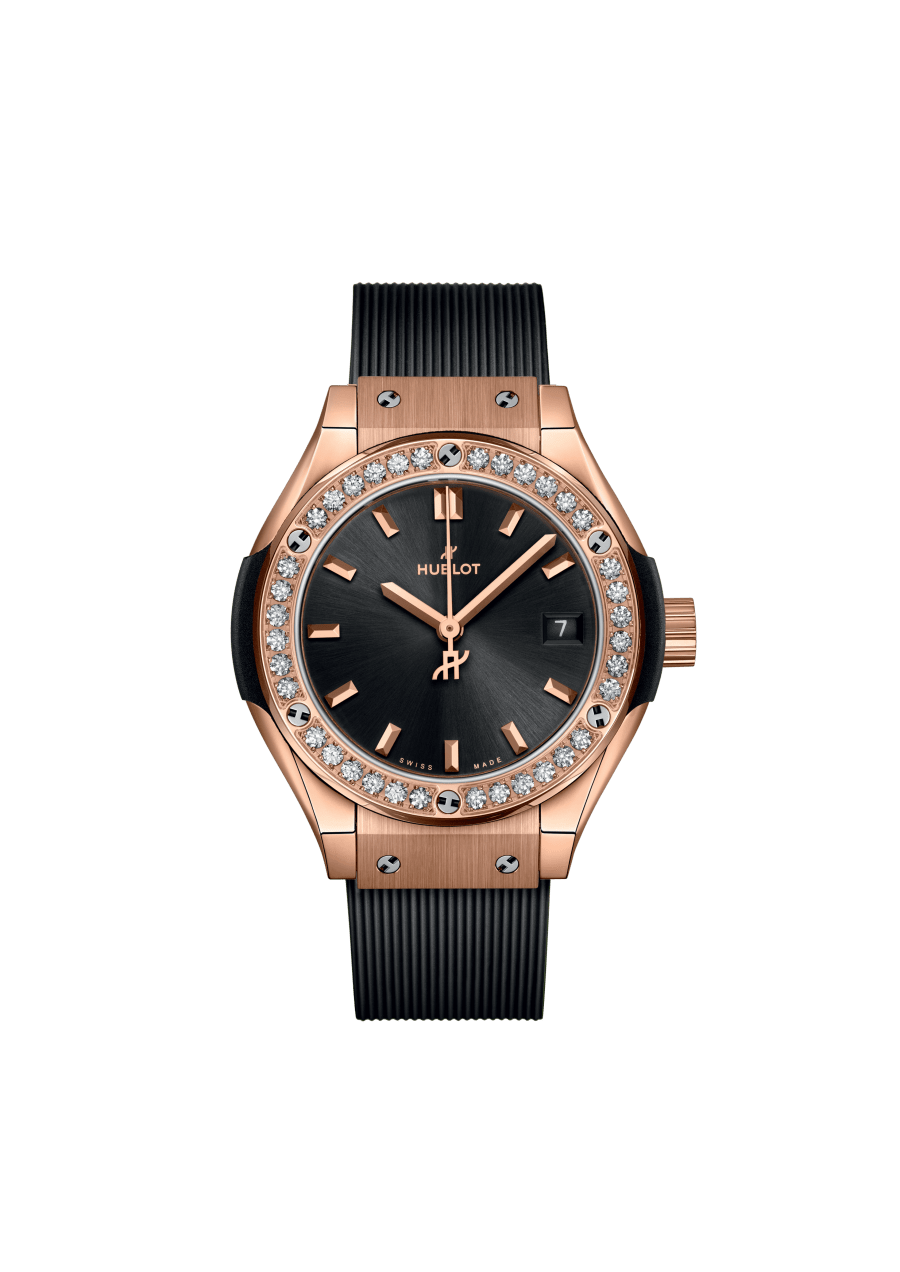 Hublot Classic Fusion 18K King Gold & Diamonds Unisex Watch - Premium Luxury Product