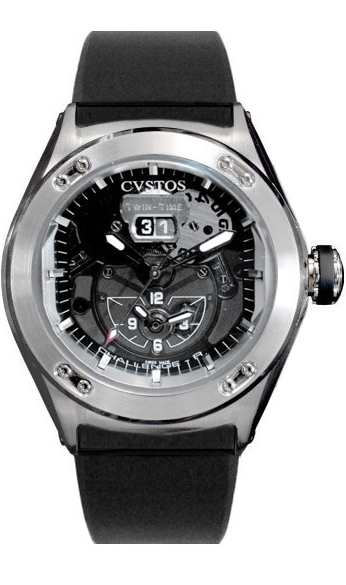 CVSTOS Challenge-R Twin-Time Stainless steel Men's Watch - Premium Luxury Product