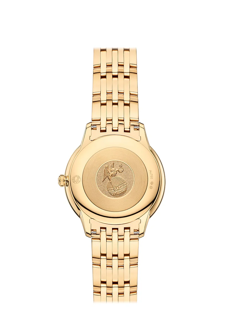 Omega De ville Prestige 18K Yellow Gold & Diamonds Lady's Watch - Premium Luxury Product