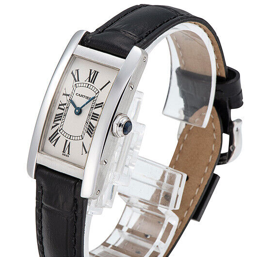 Cartier Tank Americanine Stainless Steel Unisex Watch - Premium Luxury Product