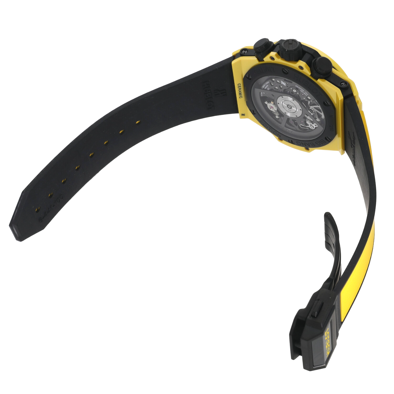 Hublot Big Bang Unico Yellow Magic Chronograph Polished Yellow Ceramic Men's Watch