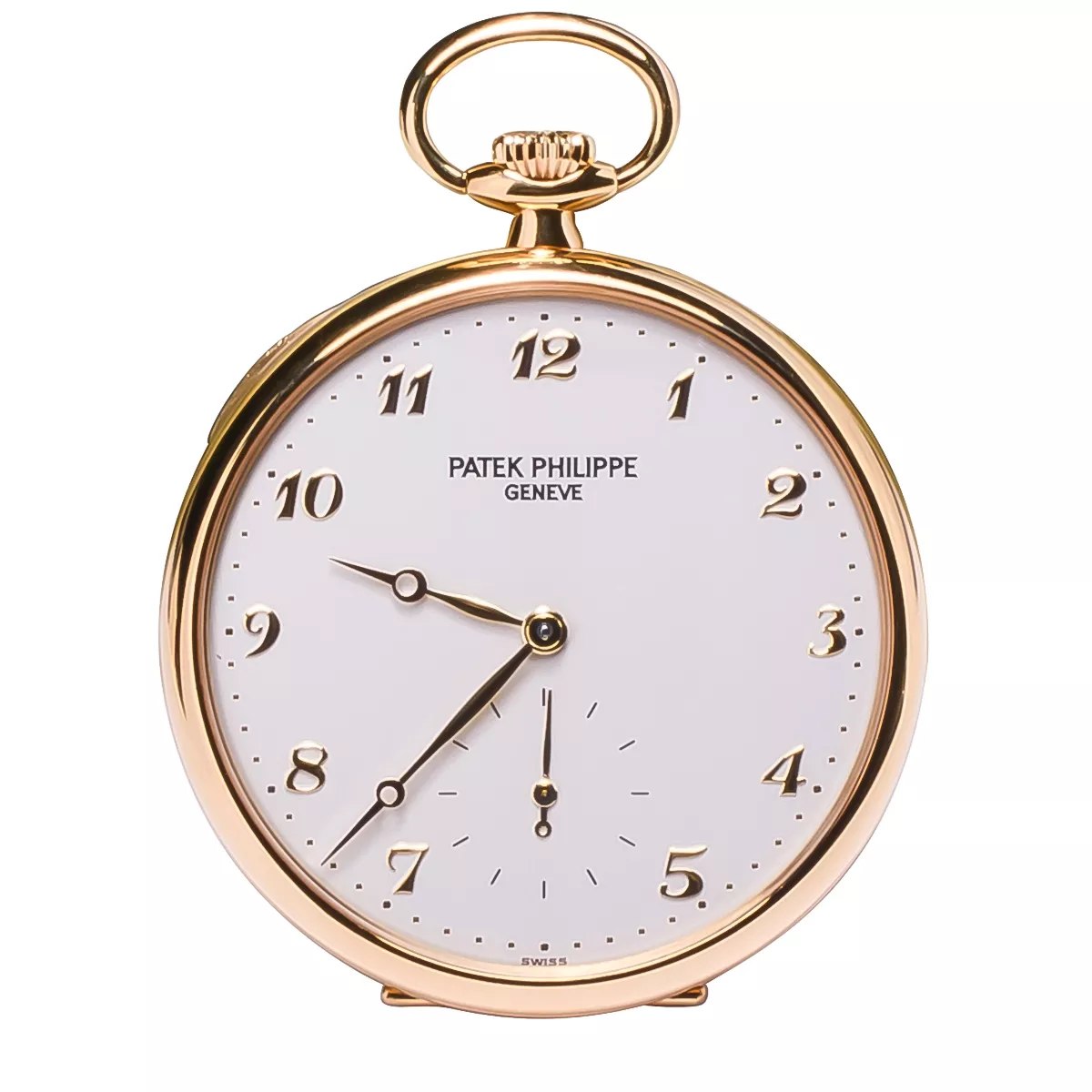 Patek Philippe Modern 18K Yellow Gold Open Dial Pocket Men's Watch