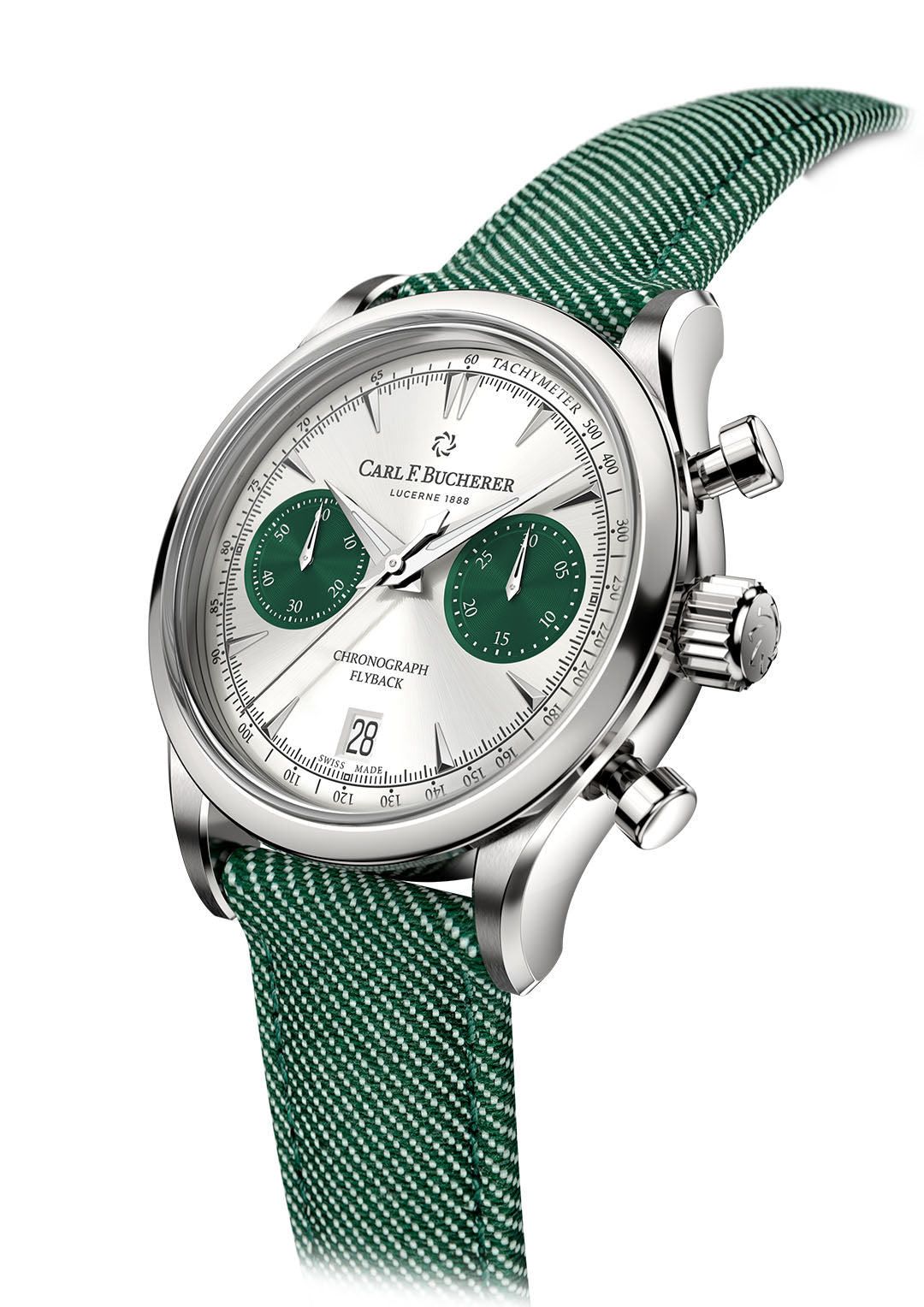 Carl F. Bucherer Manero Flyback Stainless steel Men's Watch