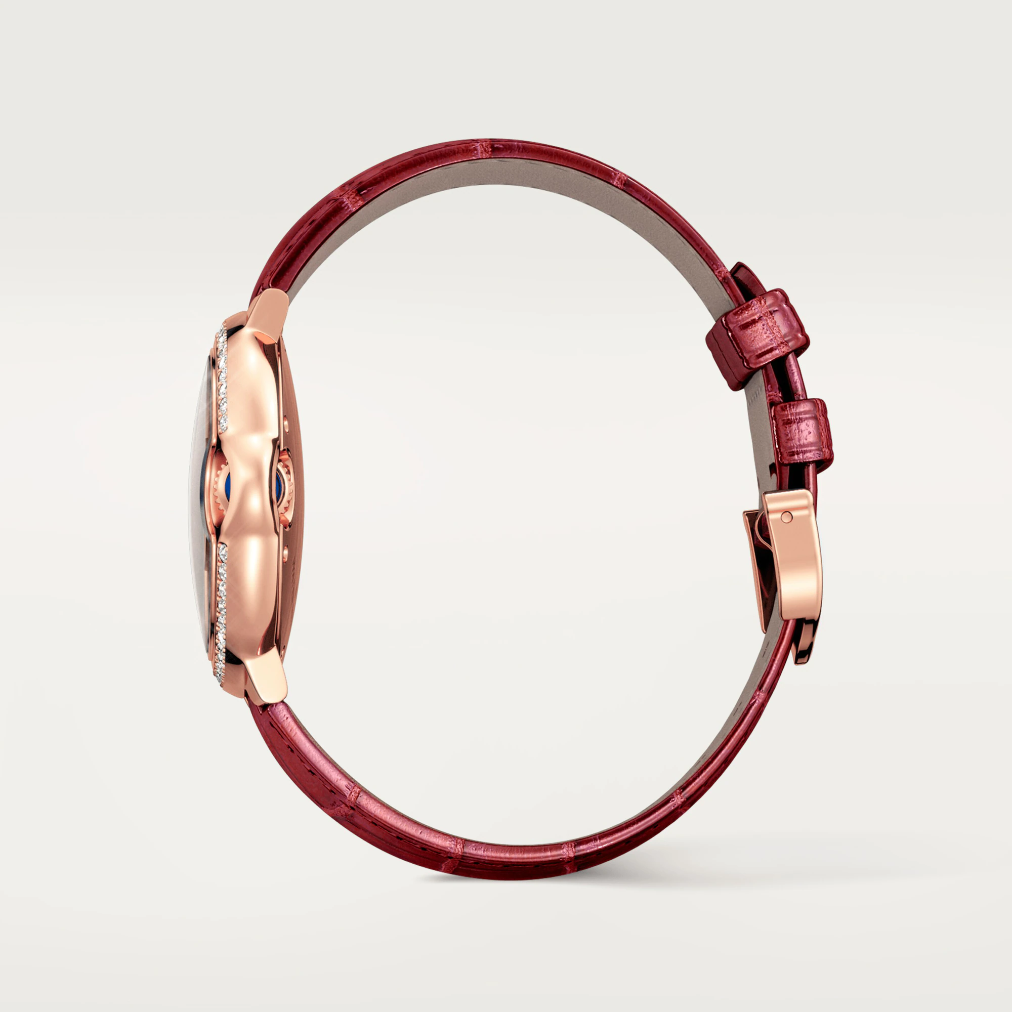 Cartier Ballon Bleu 33mm 18K Rose Gold & Diamonds Lady's Watch