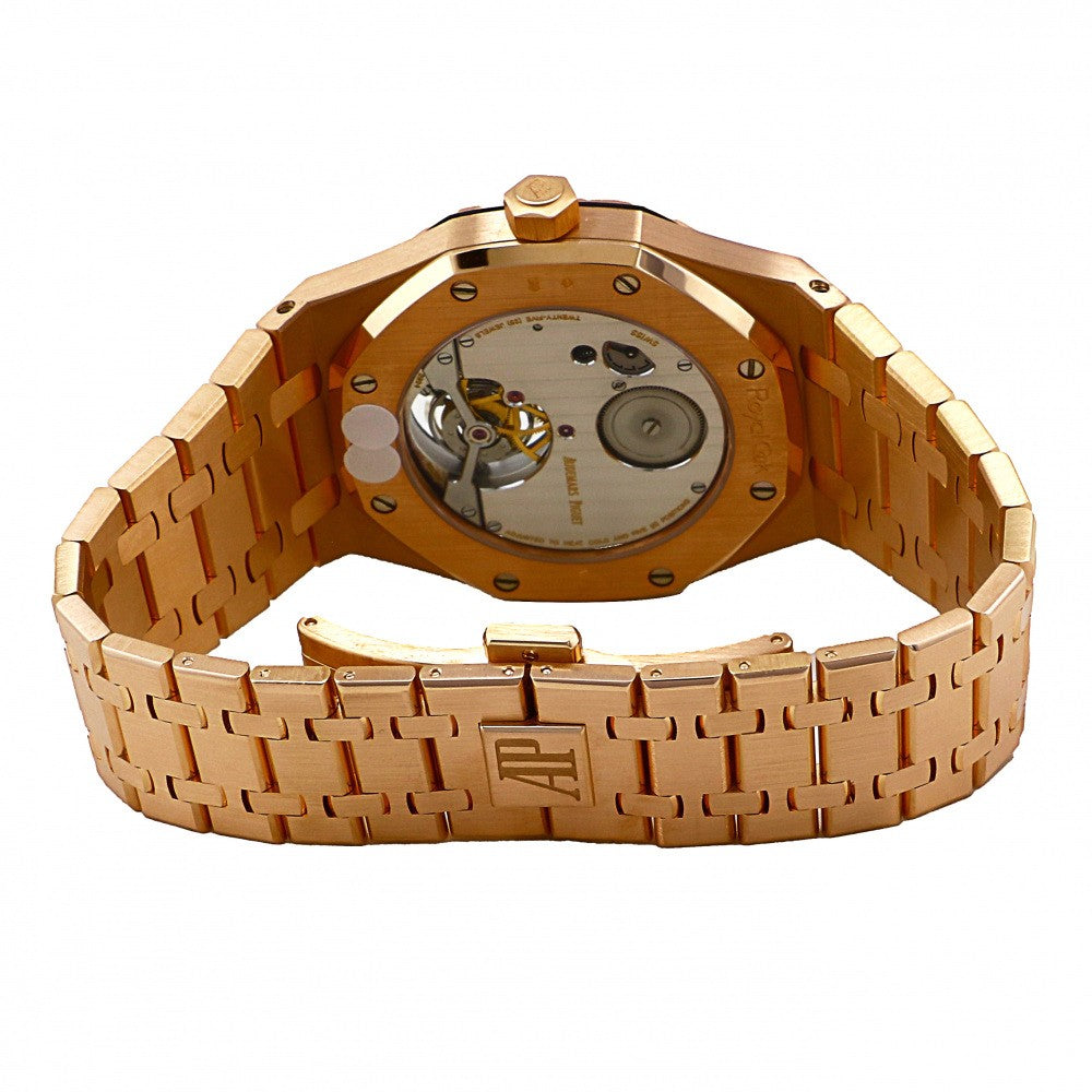 Audemars Piguet Royal Oak Extra Thin Tourbillon 18K Rose Gold Man's Watch - Premium Luxury Product