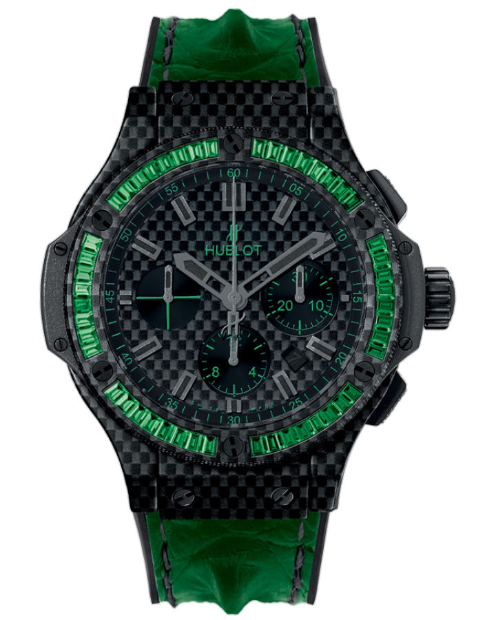 Hublot Big Bang Bezel Baguette Carbon Men's Watch - Premium Luxury Product