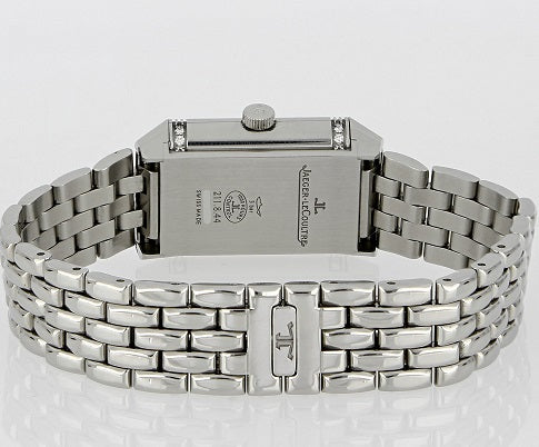 Jaeger-Lecoultre Reverso Classic Duetto Stainless steel & Diamonds Lady's Watch - Premium Luxury Product