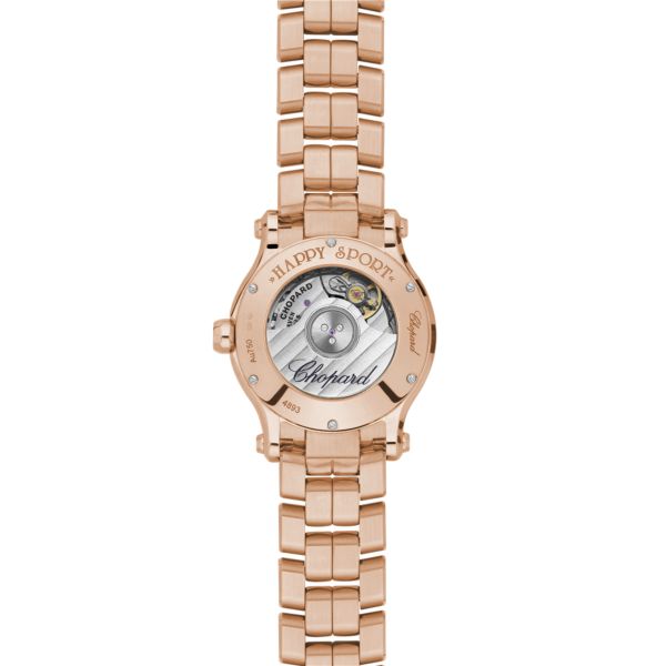 Chopard Happy Sport Ethical Rose Gold & Diamonds Ladies Watch