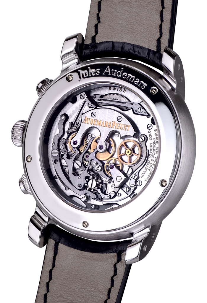 Audemars Piguet Jules Audemars Chronograph Tourbillon 18K White Gold Mens Watch - Premium Luxury Product