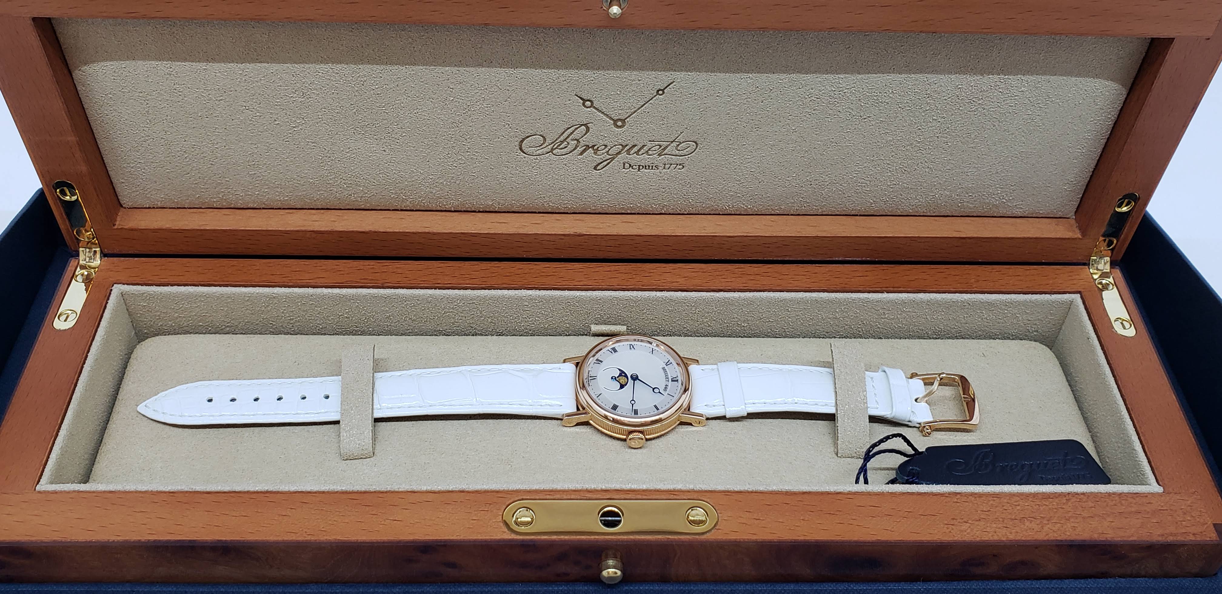 Breguet Classique Dame 9087 18K Rose Gold Ladies Watch
