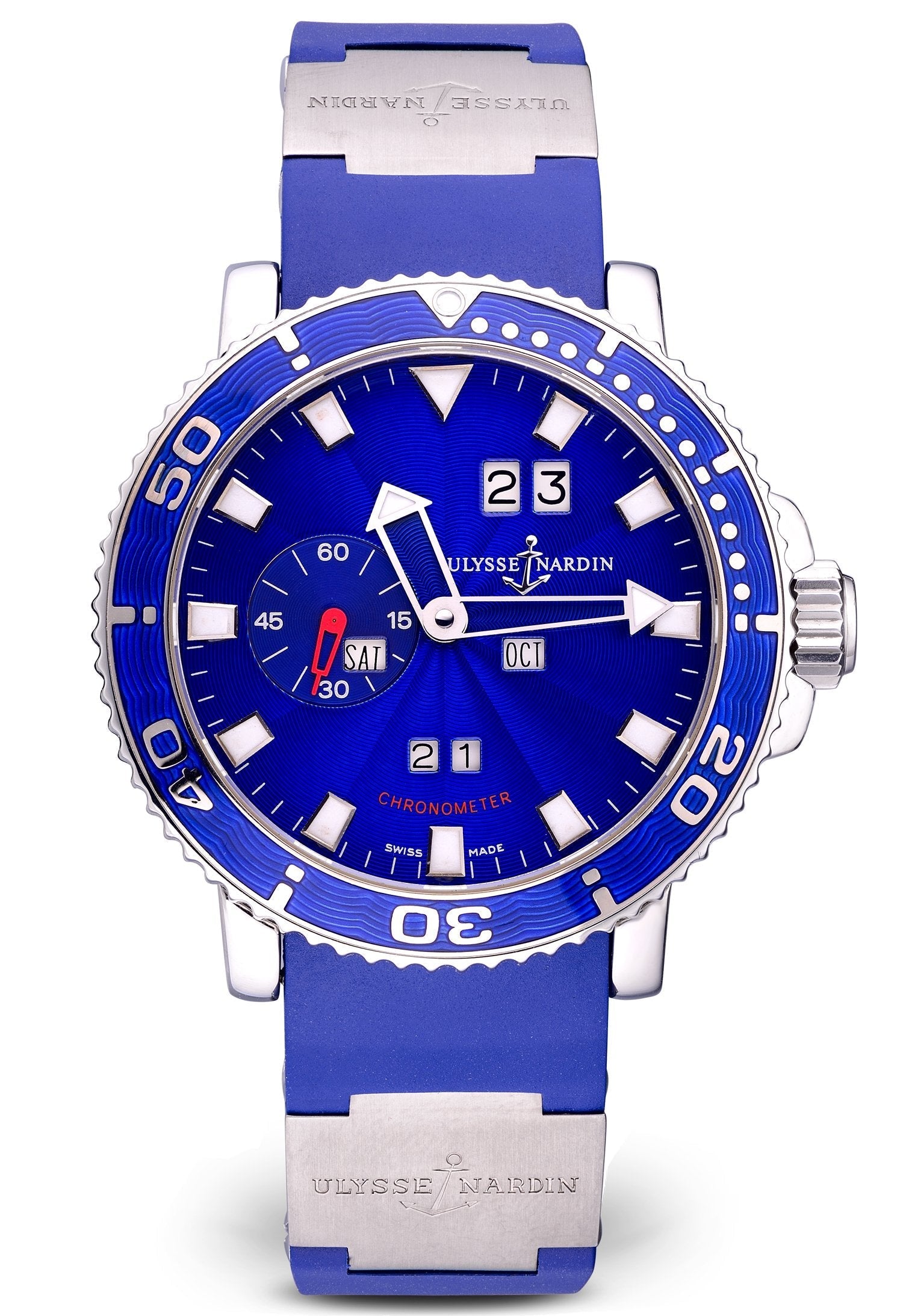 Ulysse Nardin Marine Aqua Perpetual Stainless Steel Mens Watch