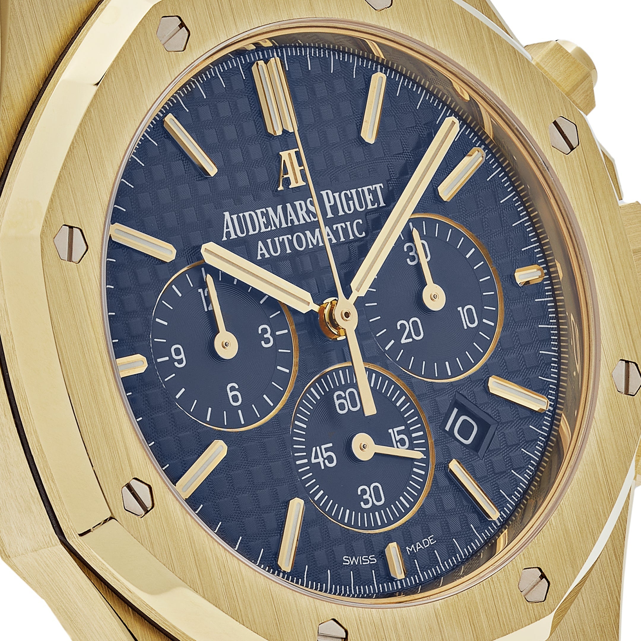 Audemars Piguet Royal Oak 26320BA.OO.1220BA.02 Chronograph Yellow Gold Blue Dial (2016)