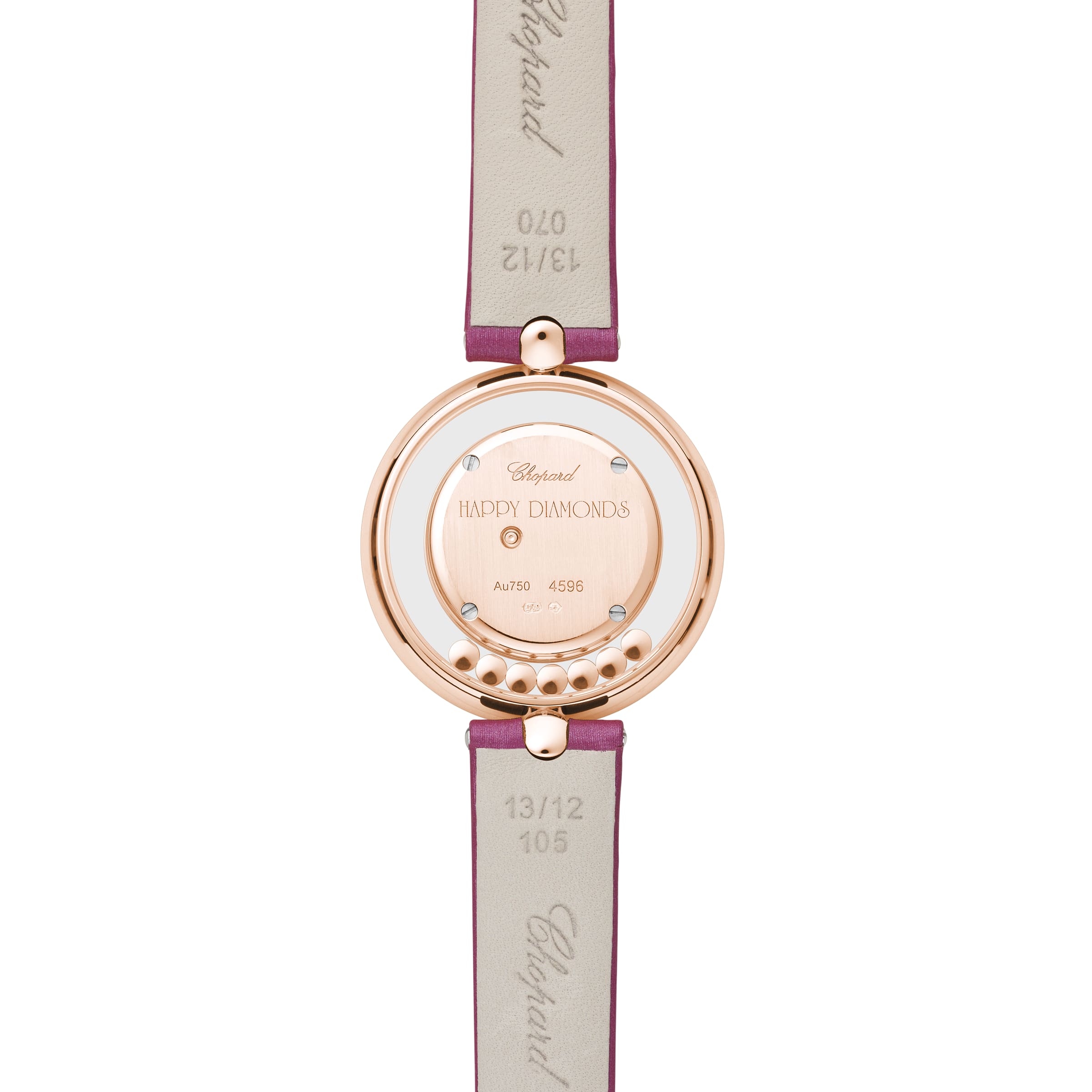 HAPPY DIAMONDS ICONS 32 MM, QUARTZ, ETHICAL ROSE GOLD, DIAMONDS 209426-5001