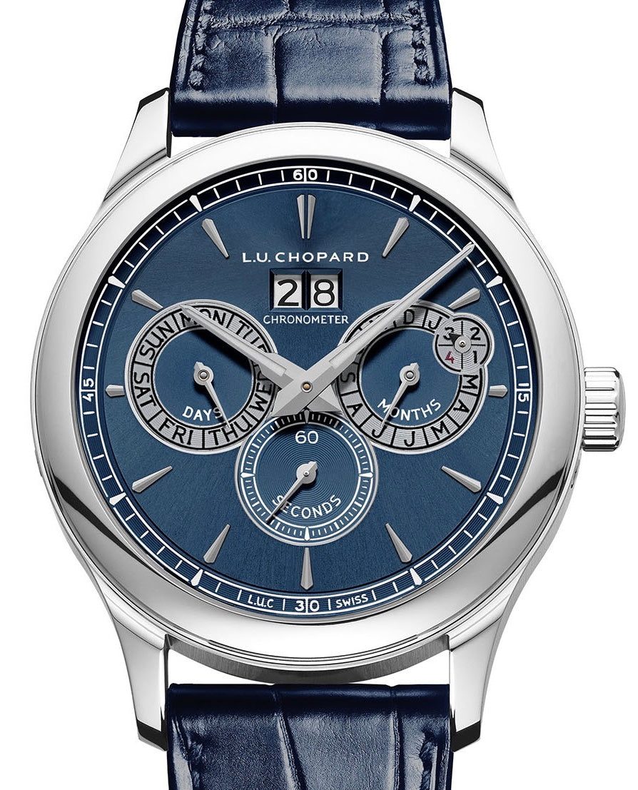 Chopard L.U.C. Complications Perpetual Twin Stainless steel Men`s Watch - Premium Luxury Product