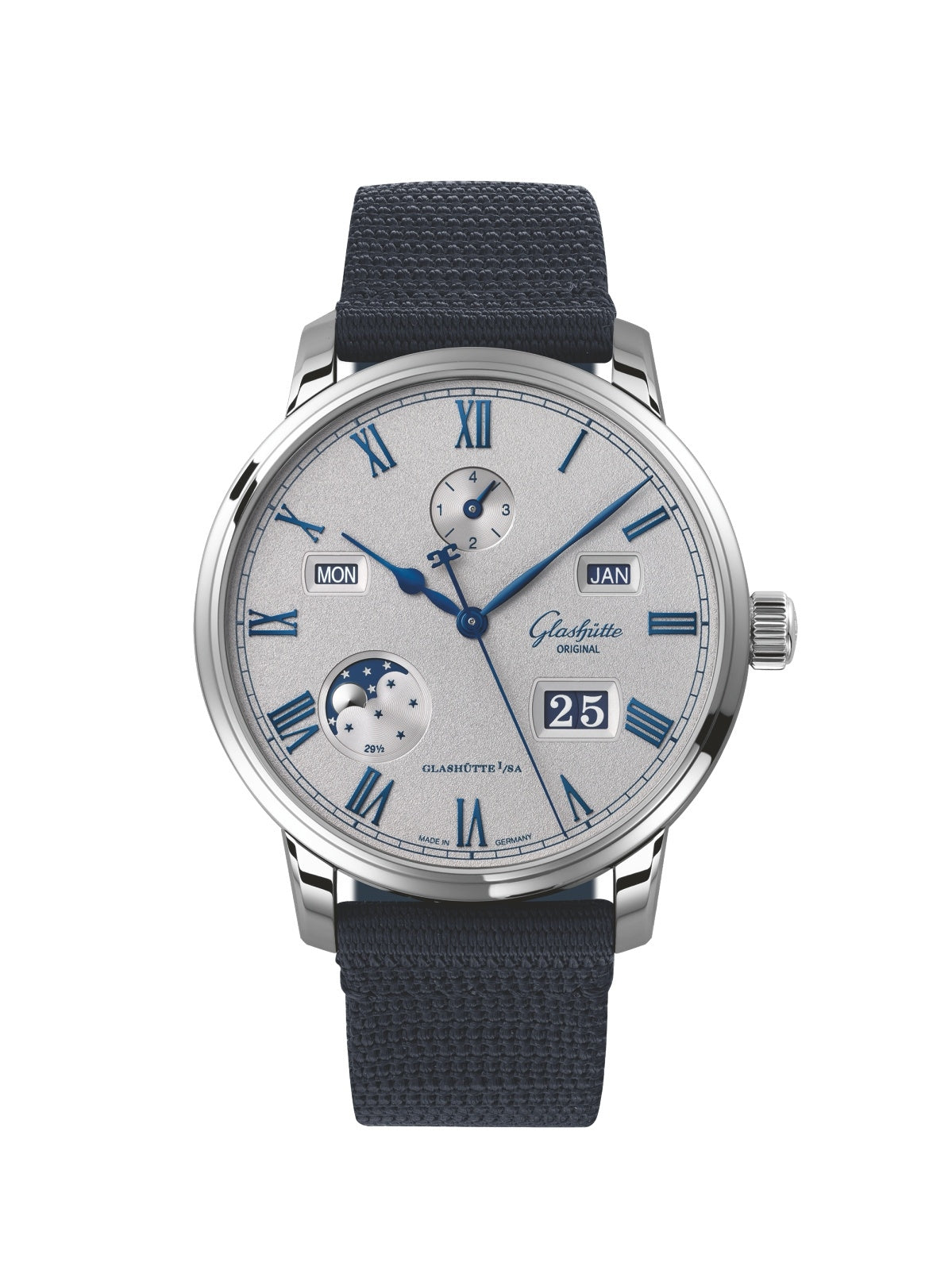 Glashutte Original Senator Excellence Perpetual Calendar Stainless steel Men's Watch - Premium Luxury Product