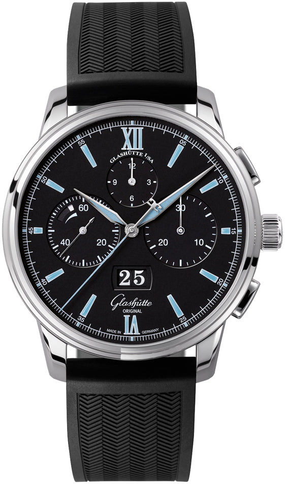 Glashutte Original Senator Chronometer Panorama Date Stainless steel Men's Watch - Premium Luxury Product