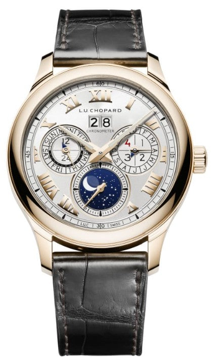Chopard L.U.C. Complications Lunar One 18-K Rose gold Men`s Watch - Premium Luxury Product