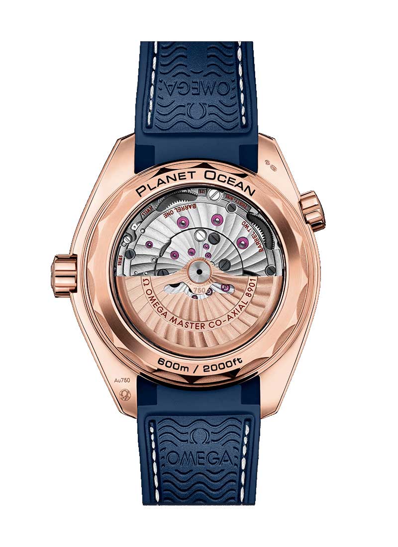 Omega Seamaster Planet Ocean 600M Co-Axial Master 18K Sedna™ gold Men’s Watch - Premium Luxury Product