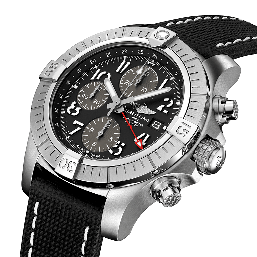Breitling Avenger Chrongraph GMT Stainless Steel  Men's Watch