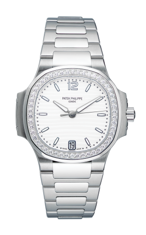 Patek Philippe Nautilus Stainless Steel & Diamonds Ladies Watch