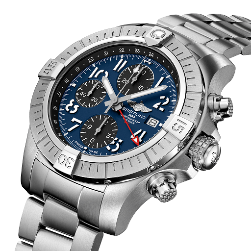 Breitling Avenger Chrongraph GMT Stainless Steel  Men's Watch