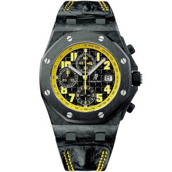 Audemars Piguet Royal Oak Offshore Chronograph Bumble Bee Carbon Man's Watch - Premium Luxury Product