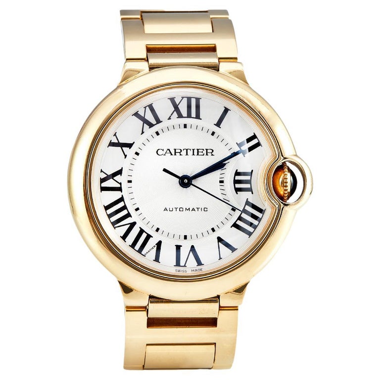 Cartier Ballon Bleu 36mm Yellow Gold  Unisex Watch
