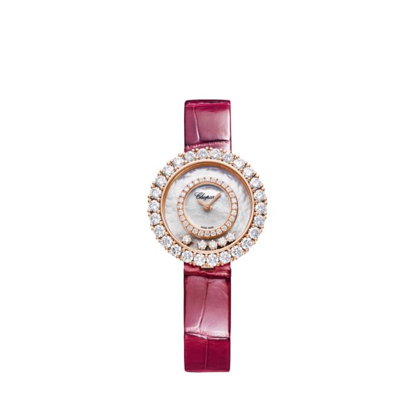 Chopard Happy Diamonds Joaillerie 18K Rose Gold & Diamonds Ladies Watch - Premium Luxury Product