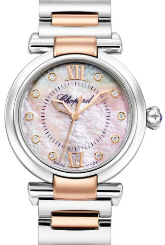 Chopard Imperiale Stainless Steel & Ethical Rose Gold & Diamonds Ladies Watch