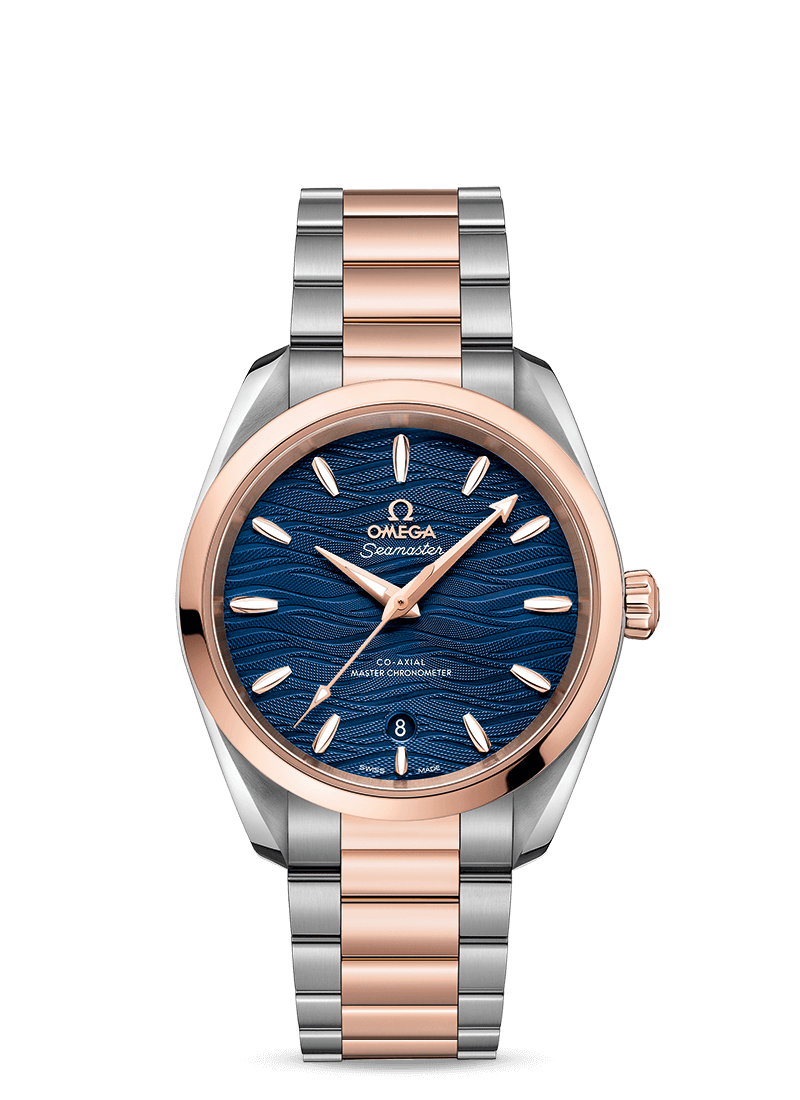 Omega Seamaster Aqua Terra Co-Axial Master Chronometer Stainless Steel & 18K Sedna™ Gold Lady's Watch - Premium Luxury Product