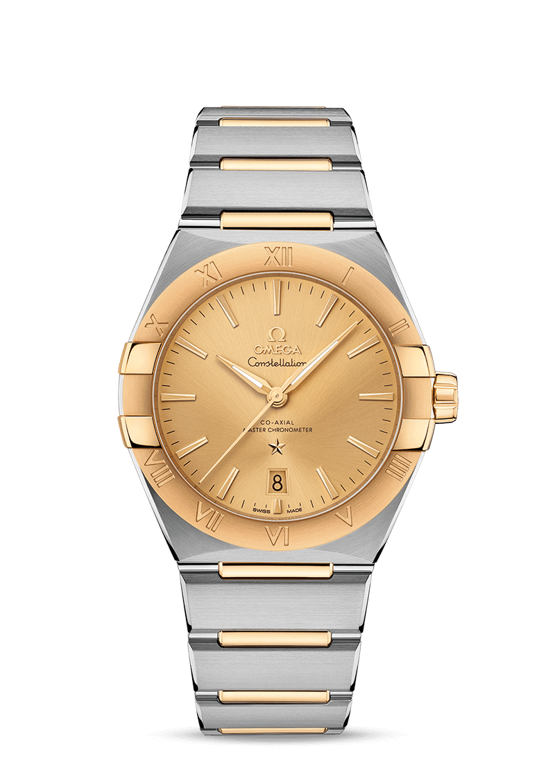 Omega Constellation Co-Axial Master Chronometer Stainless steel & 18K Yellow Gold Men’s Watch - Premium Luxury Product