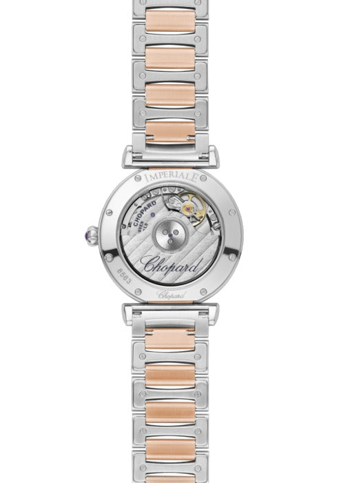 Chopard Imperiale Stainless Steel & Ethical Rose Gold & Diamond Ladies Watch