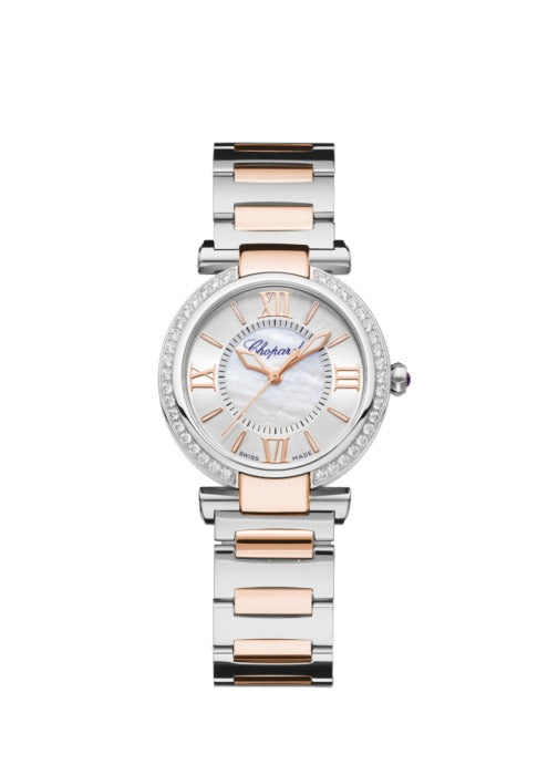 Chopard Imperiale Stainless Steel & Ethical Rose Gold & Diamond Ladies Watch - Premium Luxury Product