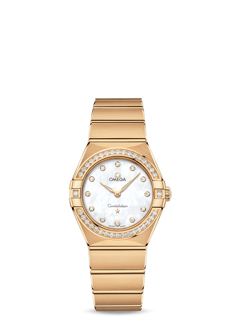 Omega Constellation Quartz 18K Yellow Gold & Diamonds Lady’s Watch - Premium Luxury Product