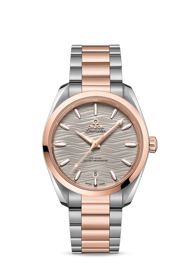 Omega Seamaster Aqua Terra Co-Axial Master Chronometer Stainless Steel & 18K Sedna™ Gold Lady's Watch - Premium Luxury Product