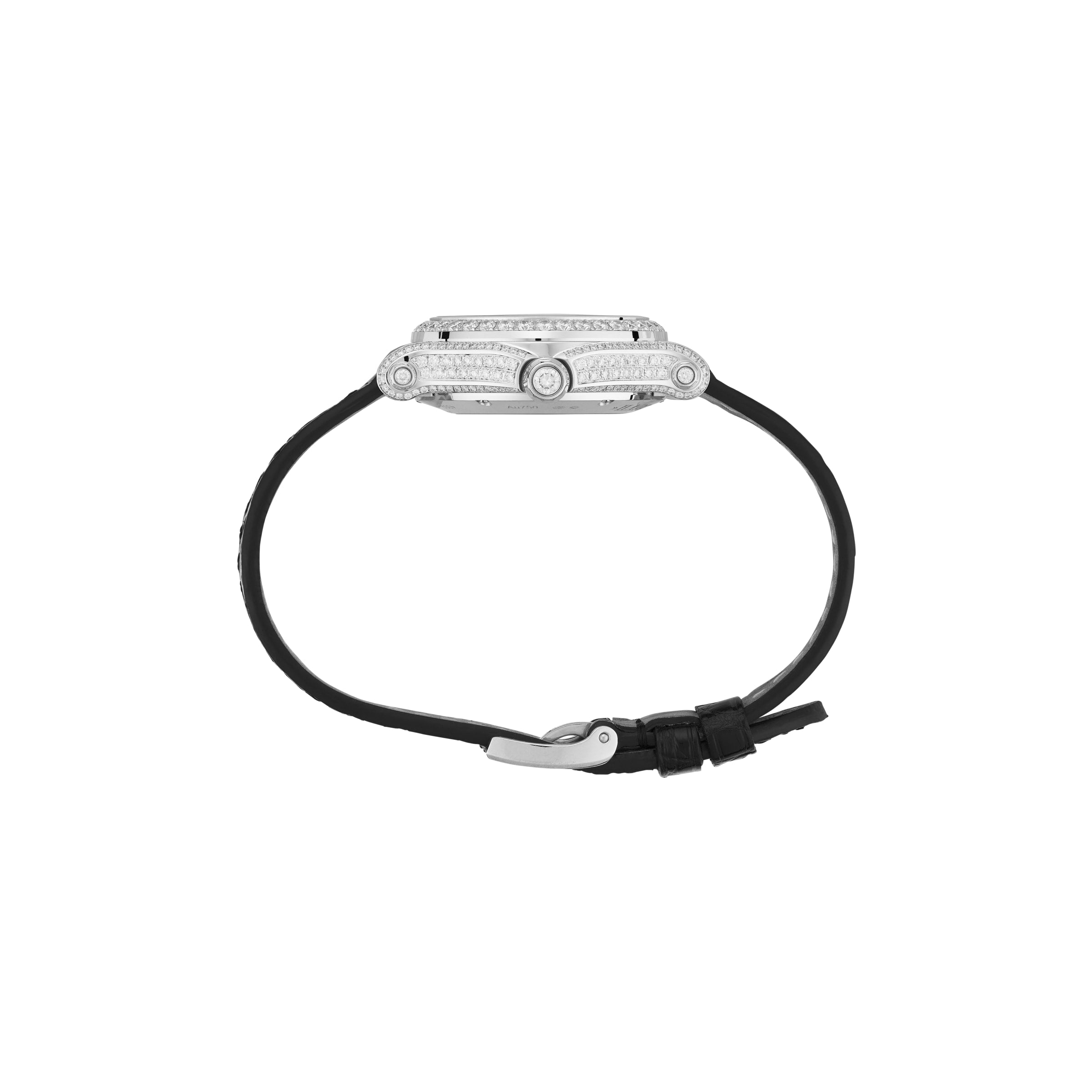 HAPPY SPORT 30 MM, AUTOMATIC, ETHICAL WHITE GOLD, DIAMONDS 274302-1003